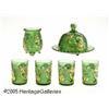 Image 2 : A SET OF AMERICAN CROESUS IMPERIAL GREEN PRESSED 