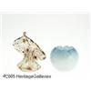 Image 2 : A SPANGLED VASE AND ROSE BOWL RMakers unknown, c.
