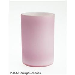 A NEAPOLITAN SATIN GLASS TUMBLER RHobbs, Brockuni