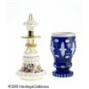 Image 1 : A BOHEMIAN OVERLAID AND CUT GLASS DECANTER AND RÖ