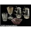 Image 1 : A COLLECTION OF AMERICAN MOLD-BLOWN AND PRESSED G