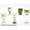 Image 1 : FIVE ENAMEL DECORATED GLASSES RVarious makers, c.