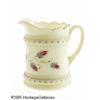 Image 1 : AN AMERICAN PAINTED AND GILDED GLASS PITCHER RHei