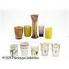 Image 2 : TEN ASSORTED GLASS TUMBLERS AND A VASE RVarious m