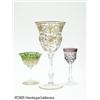 Image 1 : THREE PIECES OF ASSORTED GLASS STEMWARE RCambridg