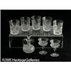 Image 1 : NINE ENGLISH ETCHED AND CUT GLASS ITEMS RThomas W