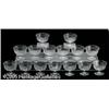 Image 1 : FIFTEEN AMERICAN CUT GLASS BOWLS RHawkes, Twentie