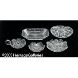 A COLLECTION OF AMERICAN BRILLIANT-CUT GLASS BOWL