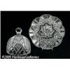Image 1 : AN AMERICAN BRILLIANT GLASS BUTTER DISH AND LID R