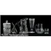 Image 1 : A GROUP OF ETCHED AND CUT GLASS ITEMS RVarious ma