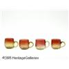 Image 2 : FOUR AMERICAN ART GLASS PUNCH CUPS RNew England G