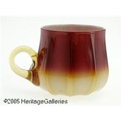AN AMERICAN PLATED AMBERINA PUNCH CUP RNew Englan