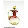 Image 1 : AN AMERICAN THUMBPRINT PATTERN AMBERINA GLASS CRU