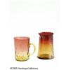 Image 2 : TWO PIECES OF AMERICAN AMBERINA GLASS RNew Englan