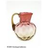 Image 1 : AN AMERICAN THUMBPRINT PATTERN AMBERINA GLASS PIT