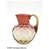 Image 2 : AN AMERICAN THUMBPRINT PATTERN AMBERINA GLASS PIT