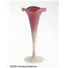 Image 1 : AN AMERICAN ACID FINISH 'WILD ROSE' LILY VASE RNe