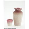 Image 1 : AN AMERICAN 'WILD ROSE' GLASS TOOTHPICK AND SATIN