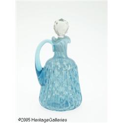 AN AMERICAN MOLD-BLOWN GLASS CRUET RMaker unknown