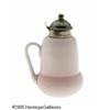 Image 1 : AN AMERICAN MOLD BLOWN PEACH BLOW GLASS TANKARD R