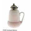Image 2 : AN AMERICAN MOLD BLOWN PEACH BLOW GLASS TANKARD R