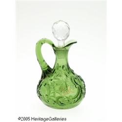 AN AMERICAN LOUIS XV PATTERN GLASS CRUET RNorthwo