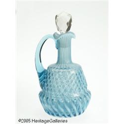 AN OPALESCENT GLASS CRUET RBuckeye Glass Co., c.1