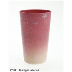 AN AMERICAN AGATA 'WILD ROSE' GLASS TUMBLER RNew 