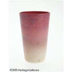 AN AMERICAN AGATA 'WILD ROSE' GLASS TUMBLER RNew 