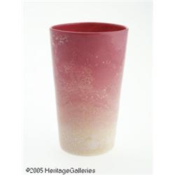 AN AMERICAN AGATA 'WILD ROSE' GLASS TUMBLER RNew 
