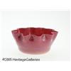 Image 1 : AN AMERICAN AGATA 'WILD ROSE' GLASS BOWL RNew Eng