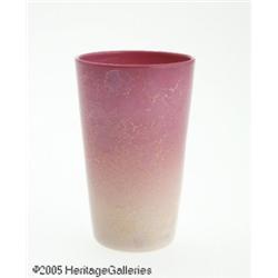 AN AMERICAN 'WILD ROSE' AGATA GLASS TUMBLER RNew 