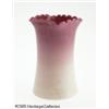 Image 1 : AN AMERICAN AGATA 'WILD ROSE' GLASS CELERY VASE R