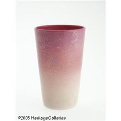 AN AMERICAN AGATA 'WILD ROSE' GLASS TUMBLER RNew 
