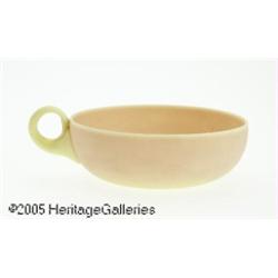 AN AMERICAN ACID FINISH BURMESE GLASS CUP RMt. Wa