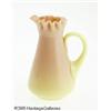 Image 2 : AN AMERICAN GLOSSY BURMESE GLASS CREAMER RMt. Was