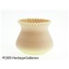 Image 1 : AN AMERICAN ACID FINISH BURMESE GLASS RUFFLED BOW