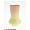 Image 1 : AN AMERICAN GLOSSY BURMESE LILY VASE RMt. Washing