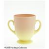 Image 1 : AN AMERICAN GLOSSY FINISH BURMESE GLASS CUP RMt. 