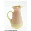 Image 1 : AN AMERICAN ACID FINISH BURMESE GLASS PITCHER RMt