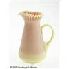 Image 2 : AN AMERICAN ACID FINISH BURMESE GLASS PITCHER RMt