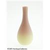 Image 1 : AN AMERICAN ACID FINISH BURMESE GLASS VASE RMt. W