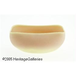 AN AMERICAN ACID FINISH BURMESE GLASS BOWL RMt. W