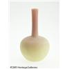 Image 1 : AN AMERICAN ACID FINISH BURMESE GLASS VASE RMt. W