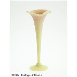AN AMERICAN ACID FINISH BURMESE LILY VASE RMt. Wa