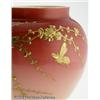 Image 2 : AN ENGLISH GILT 'PEACH BLOW' ART GLASS VASE RThom