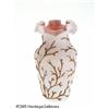 Image 1 : AN AMERICAN CORALENE DECORATED VASE RMaker unknow