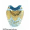 Image 1 : A CZECHOSLOVAKIAN GILT AND ENAMELED GLASS VASE RM