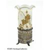 Image 1 : AN AMERICAN ENAMELED ART GLASS VASE RMt. Washingt