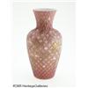 Image 1 : A DECORATED 'CUT VELVET' GLASS VASE RMaker unknow